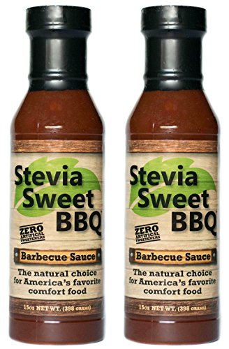 Stevia Sweet BBQ Sauce | Low Sugar (1g), Low Carb, Low Sodium, Gluten & Fat Free | Paleo & Keto Diet Friendly Barbecue Sauce | Zero Artificial