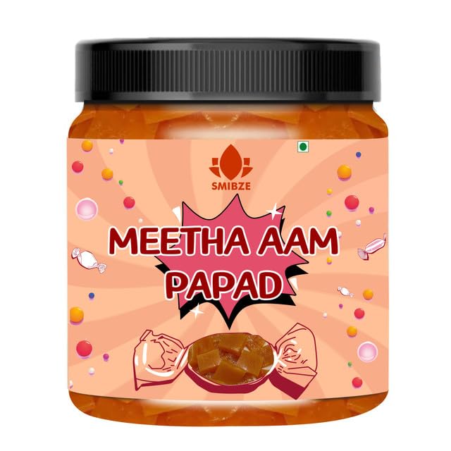 SMIBZE Natural Meetha Aam Papad 100 GM (Pack of 1) SMIBZE