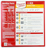 Duncan Hines Easy Cake Kit Golden Fudge Flavored Cake Mix, 8.4 oz.