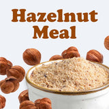 Food to Live Hazelnut Meal, 2 Pounds - Natural Raw Filbert Nut Powder, Finely Ground, Pure. High in Protein and Fiber. Vegan, Kosher, Bulk
