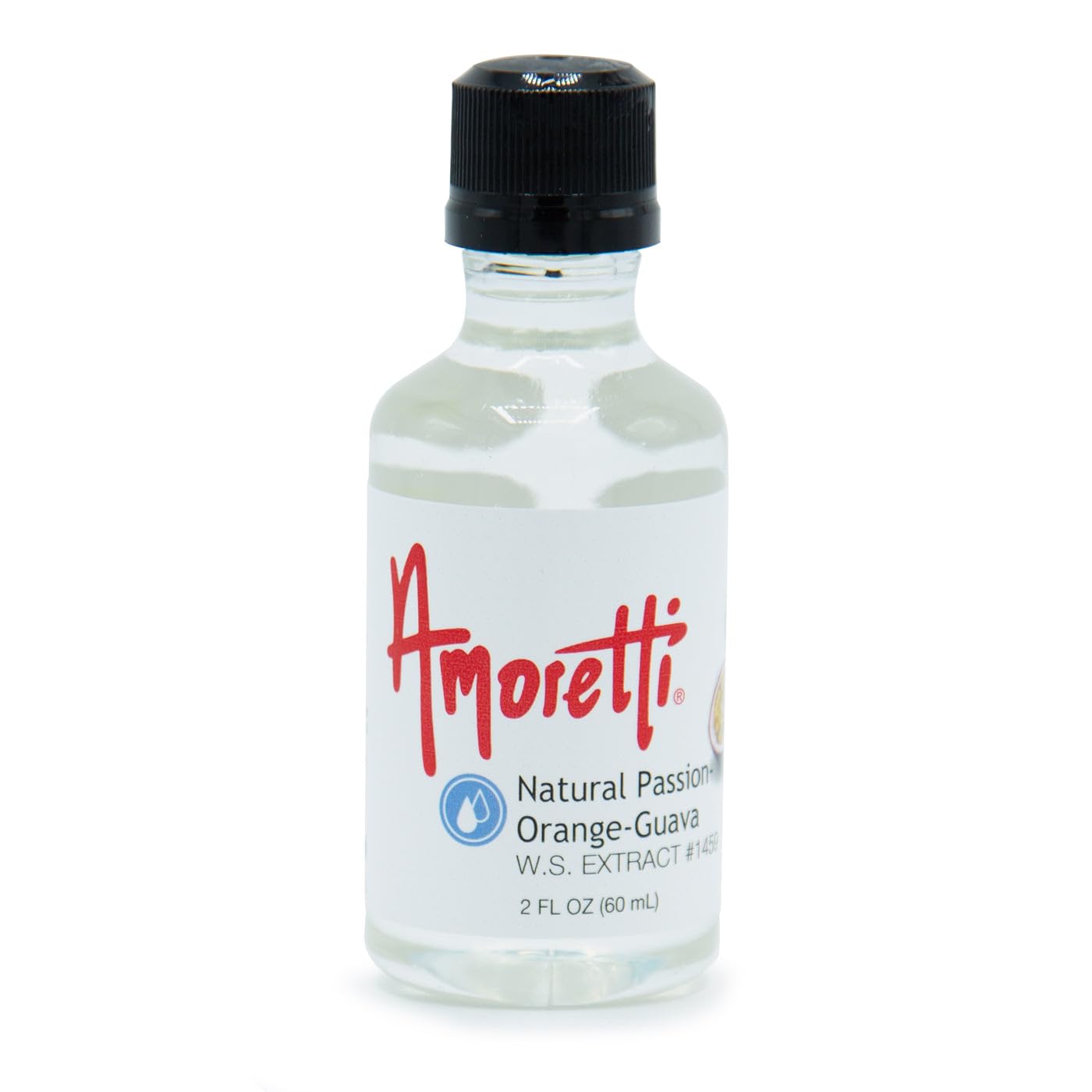 Amoretti - Natural Passion-Orange-Guava Extract Water Soluble 2 oz - Highly Concentrated & Perfect For Pastry, Savory, Brewing, and more, Preservative