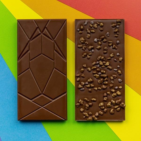 OmNom Best Sellers Trio | Toffee + Sea Salt, Caramel Pride Bar, Cookies + Cream | Icelandic Bean To Bar Chocolate by OMNOM CHOCOLATE REYKJAVIK | 3 x