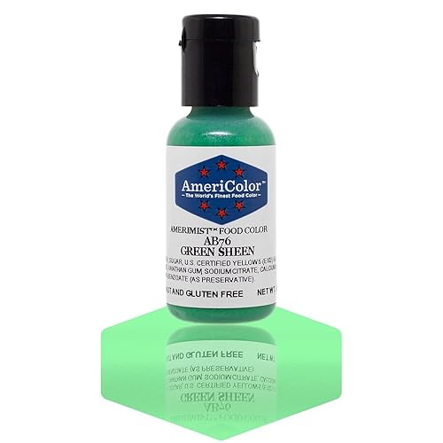 AmeriColor Amerimist Airbrush Color .7 Ounce, Green Pearl Sheen