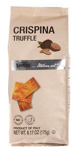 Compagnia Sanremo Crispina with Truffle, 6.17 oz, Pack of 2, Product of Italy, Crunchy Gourmet Snack, Perfect with Cheese, Versatile & Delicious