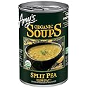 Amy's Soup, Vegan Split Pea Soup, Gluten Free, Made With Organic Vegetables, Canned Soup, 14.1 Oz