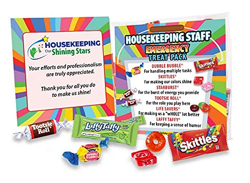 Housekeepers Emergency Treat Packs (25-Qty) International Housekeeping Appreciation Gifts