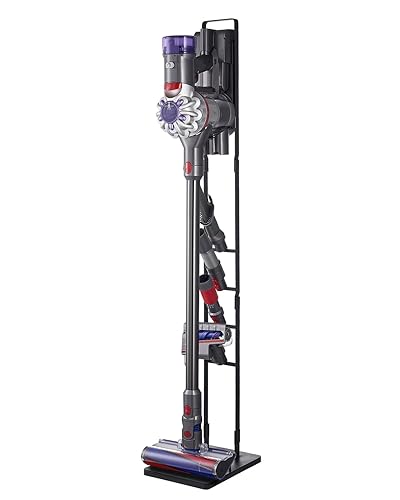 VEVOR Vacuum Stand, Compatible with V6 V7 V8 V10 V11 V15, Stable Vacuum Stand Holder with 4 Hooks for DC30 DC31 DC34 DC35 DC58 DC59 DC62 D74 Cordless