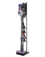 VEVOR Vacuum Stand, Compatible with V6 V7 V8 V10 V11 V15, Stable Vacuum Stand Holder with 4 Hooks for DC30 DC31 DC34 DC35 DC58 DC59 DC62 D74 Cordless