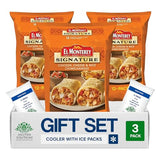 Salutem Vita - Chicken Cheese Rice Chimichangas, Frozen Mexican Food Gift Set, 54 oz - Pack of 3