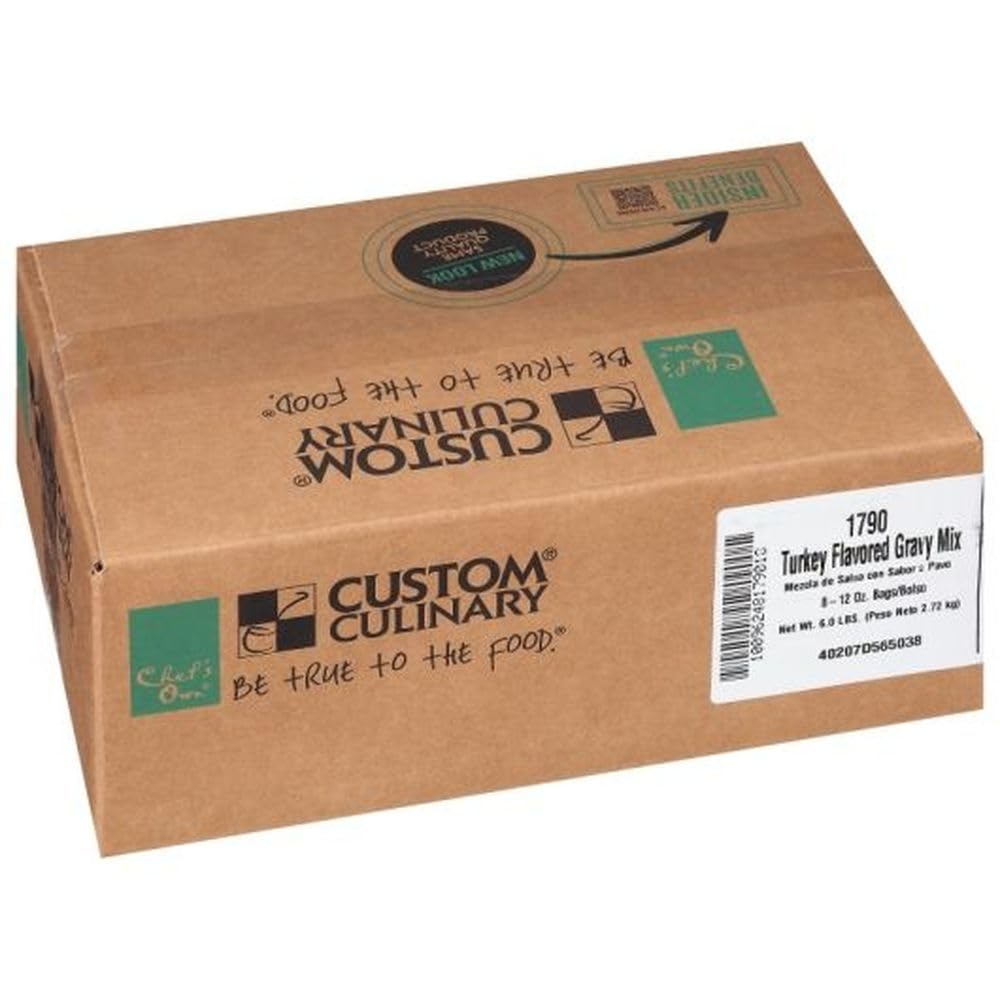 Custom Culinary PanRoast Turkey Flavored Gravy Mix, 12 Ounce -- 8 per case.