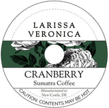 Cranberry Sumatra Coffee (Single Serve K-Cup Pods) (Gourmet, Naturally Flavored, Whole Coffee Beans) (12 pods, ZIN: 572397)
