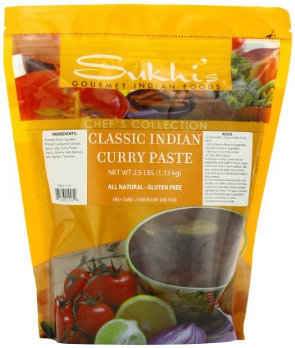 Sukhi's Gourmet Indian Curry Paste, Classic Indian 2.5 Pound