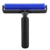 Dust Removal Silicone Roller Anti Static Roller Brush Four Sizes nual Cleaner Tool for Dust Pet Hair Clothes Carpet Furniture(6in)