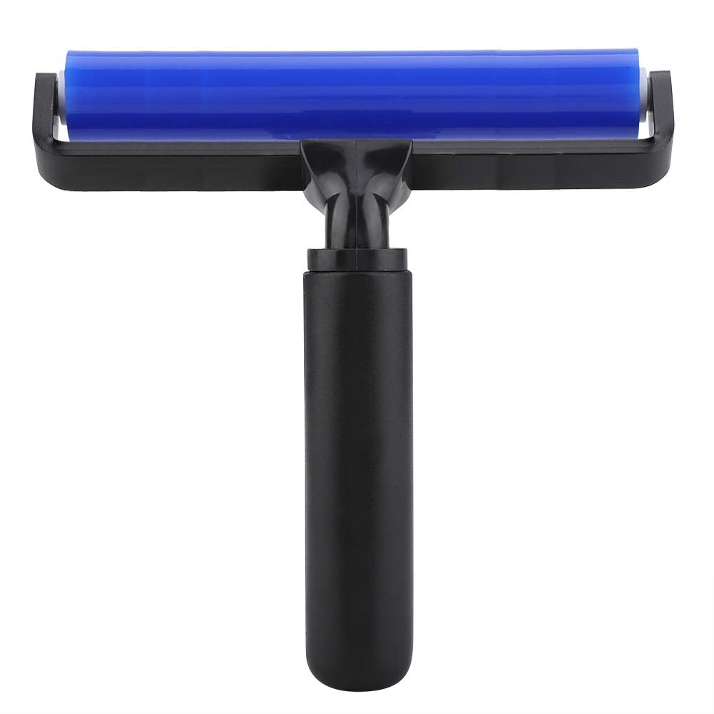 Dust Removal Silicone Roller Anti Static Roller Brush Four Sizes nual Cleaner Tool for Dust Pet Hair Clothes Carpet Furniture(6in)