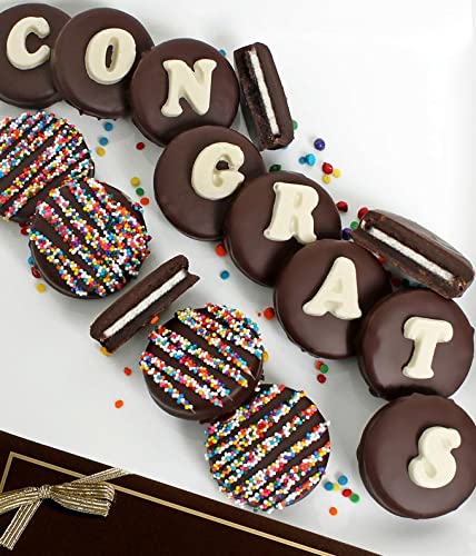 From You Flowers - CONGRATS Chocolate Covered Cookies