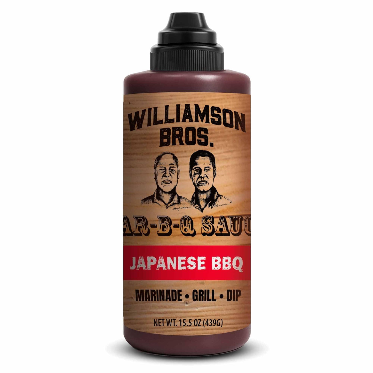 Williamson Bros - Japanese BBQ Sauce | Sweet & Savory with Soy, Sake & Mirin | Teriyaki-Inspired Marinade & Grilling Sauce, 15.5 oz