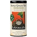 The Republic of Tea - Orange Ginger Mint Herbal Tea, 36 Tea Bag, Tin | Caffeine-free