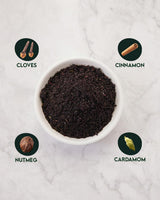 Port of Eden Tea Co Signature Adeni Chai Mix, Black Tea with Cardamom, Cinnamon, Nutmeg, Clove, 45-50 Cups