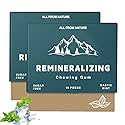 Remineralizing Chewing Gum - 2026 Sugar-Free Gum with Xylitol & Hydroxyapatite - Aspartame-Free, Sucralose-Free, Eco-Friendly - Fresh Mint - 2 Pack