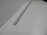 Pemko Brush Door Bottom Sweep, Clear Anodized Aluminum with 0.625" Gray Nylon Brush insert, 0.25" Width, 1.375" H x 48" L - 18061CNB48