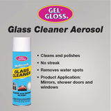 Gel-Gloss Streakless Glass Cleaner with Foaming Spray