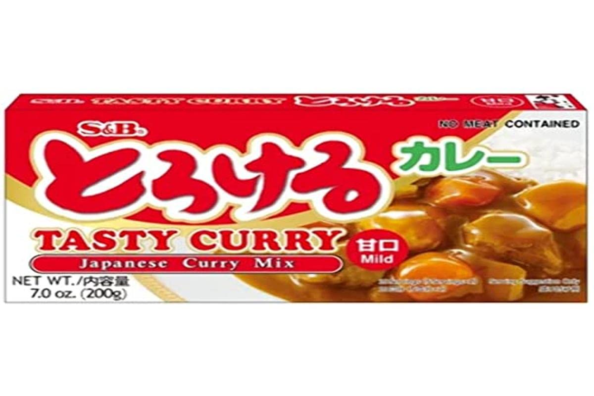 S&B Tasty Curry Sauce Mix Mild, 7.0 oz (Pack of 1)