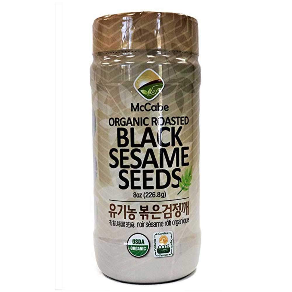 McCabe Organic Sesame Seed (3-Pack) (Roasted, Salted Sesame and Black Seed), USDA Organic Certified, CCOF Certified Organic, Roasted & Packed in USA
