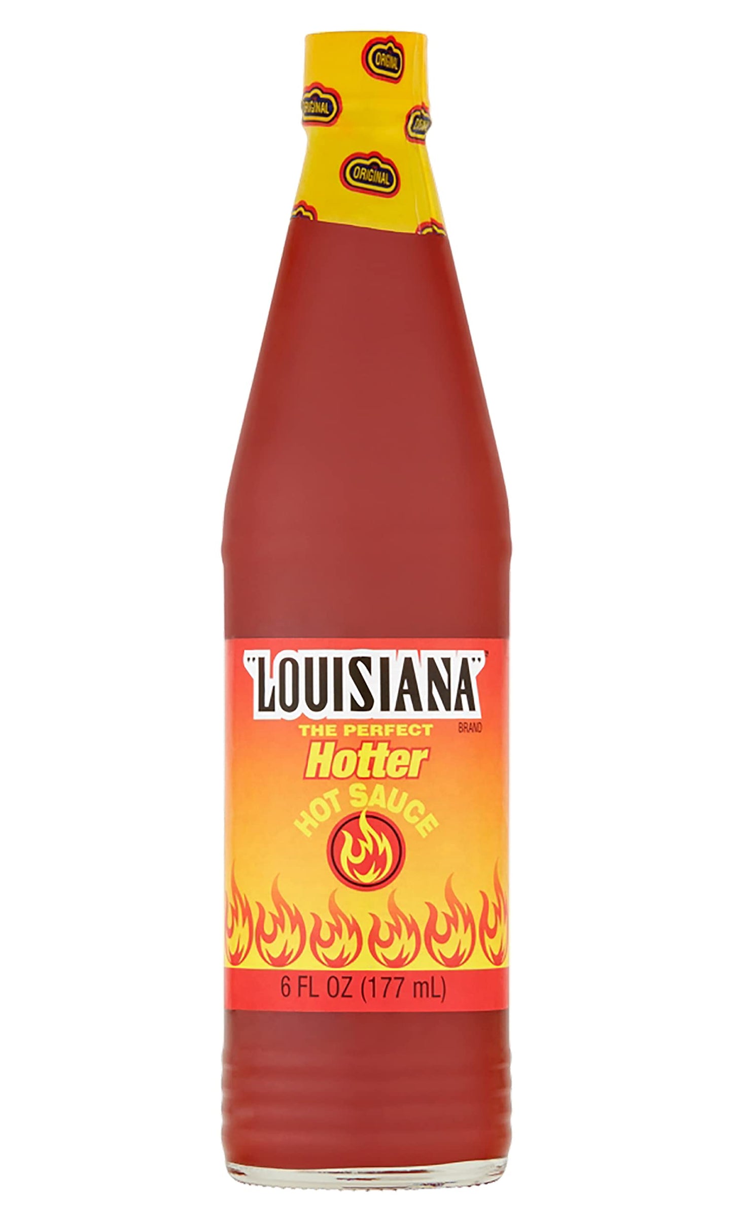 Louisiana Brand Hot Sauce Hotter Hot Sauce 6 Fl Oz (Pack of 4)