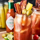 Extra Hot Bloody Mary Kit - 20 Piece - Just Add Vodka - Spicy Gifts for Men and Women - Bloody Mary Accessories - Beef Snacks - Bloody Mary Mix - Beef