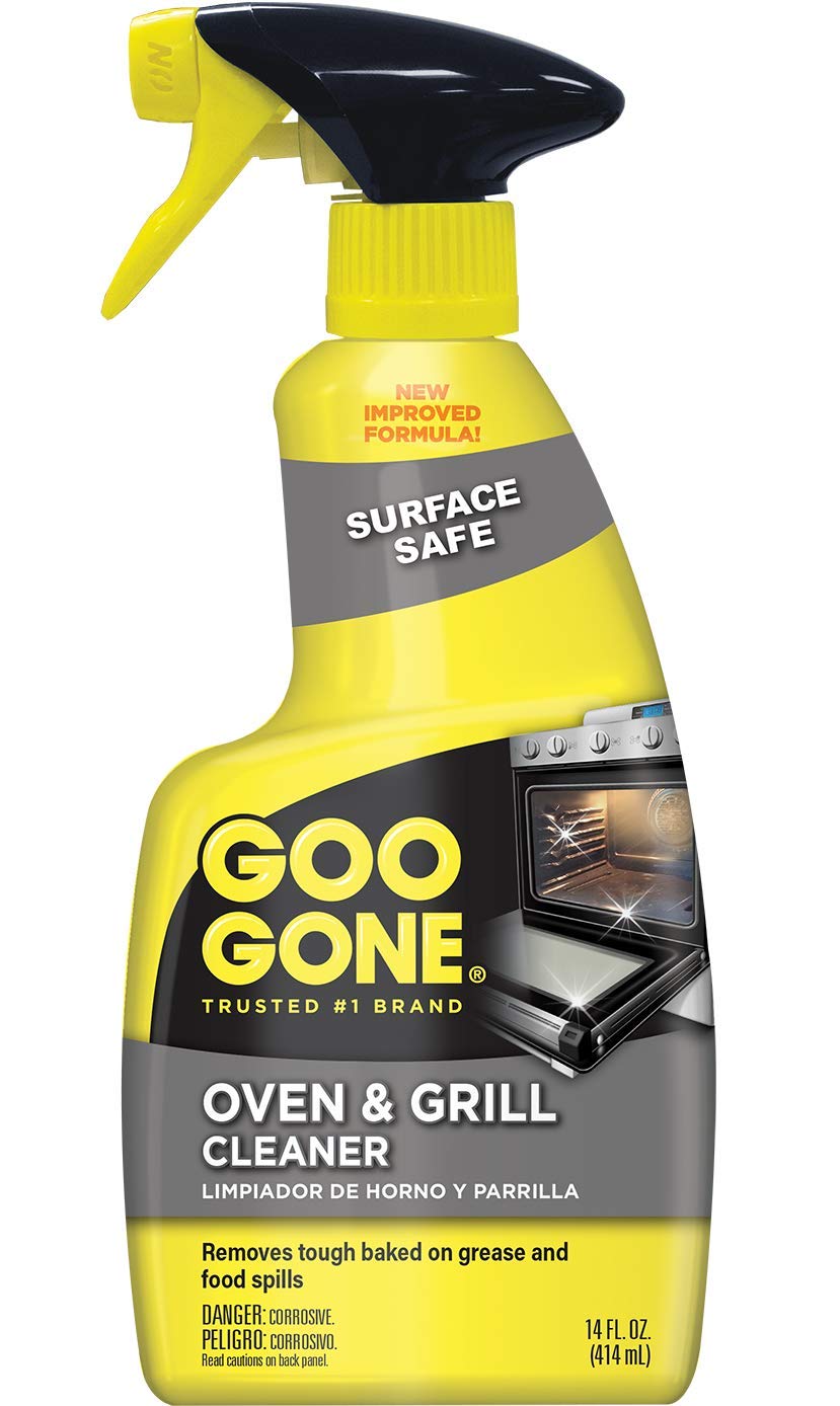 Goo Gone Oven and Grill Cleaner - 14 Ounce - Removes Tough Baked On Grease and Food Spills Surface Safe