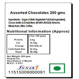 Jaiccha Ghasitaram Bhaidooj Gifts - Assorted Chocolates 200 GMS