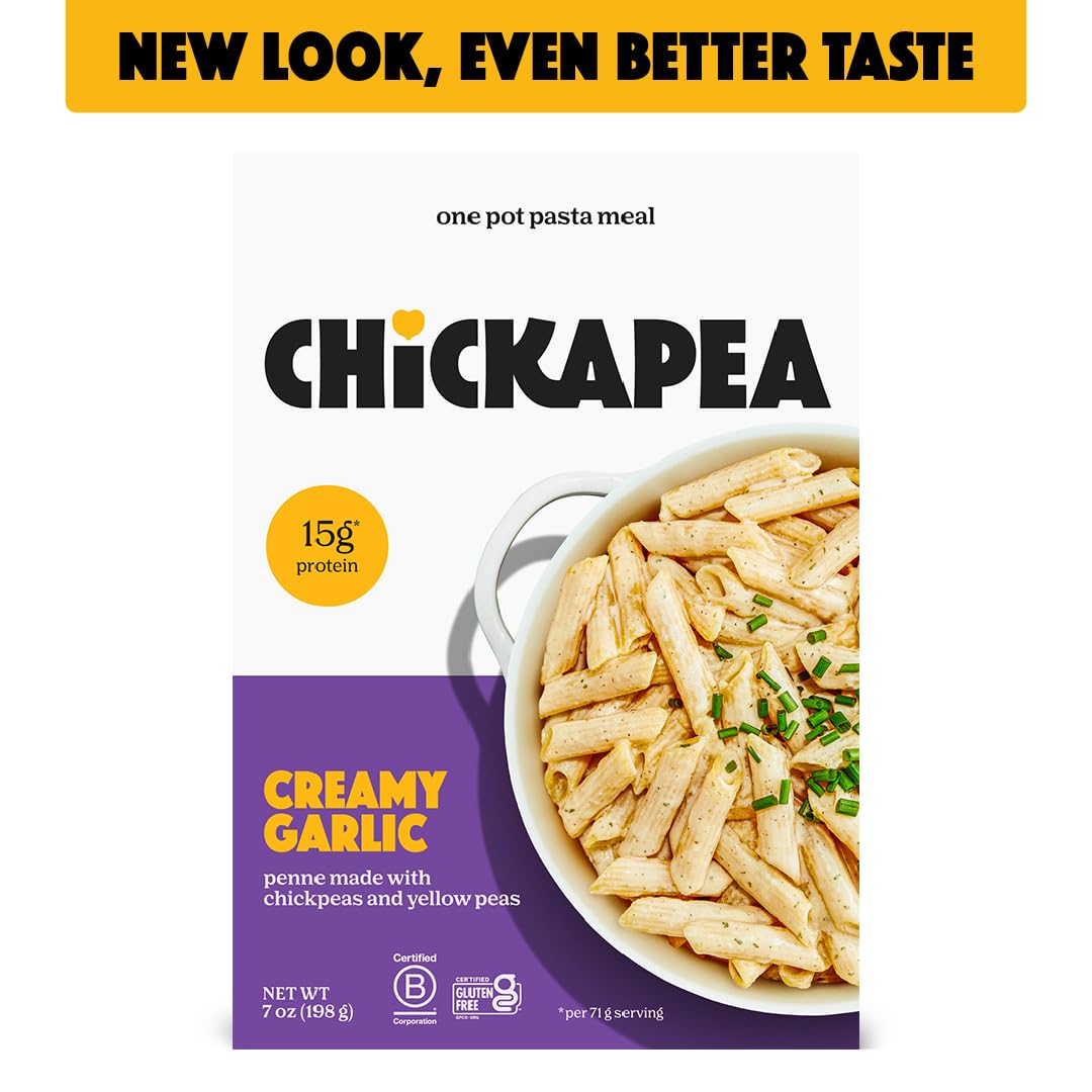 Chickapea One Pot Chickpea Pasta - Creamy Garlic - 7 oz (Pack of 1)