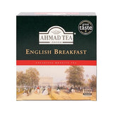 Ahmad Tea Black Tea, English Breakfast Teabags, 100 ct - Caffeinated and Sugar-Free