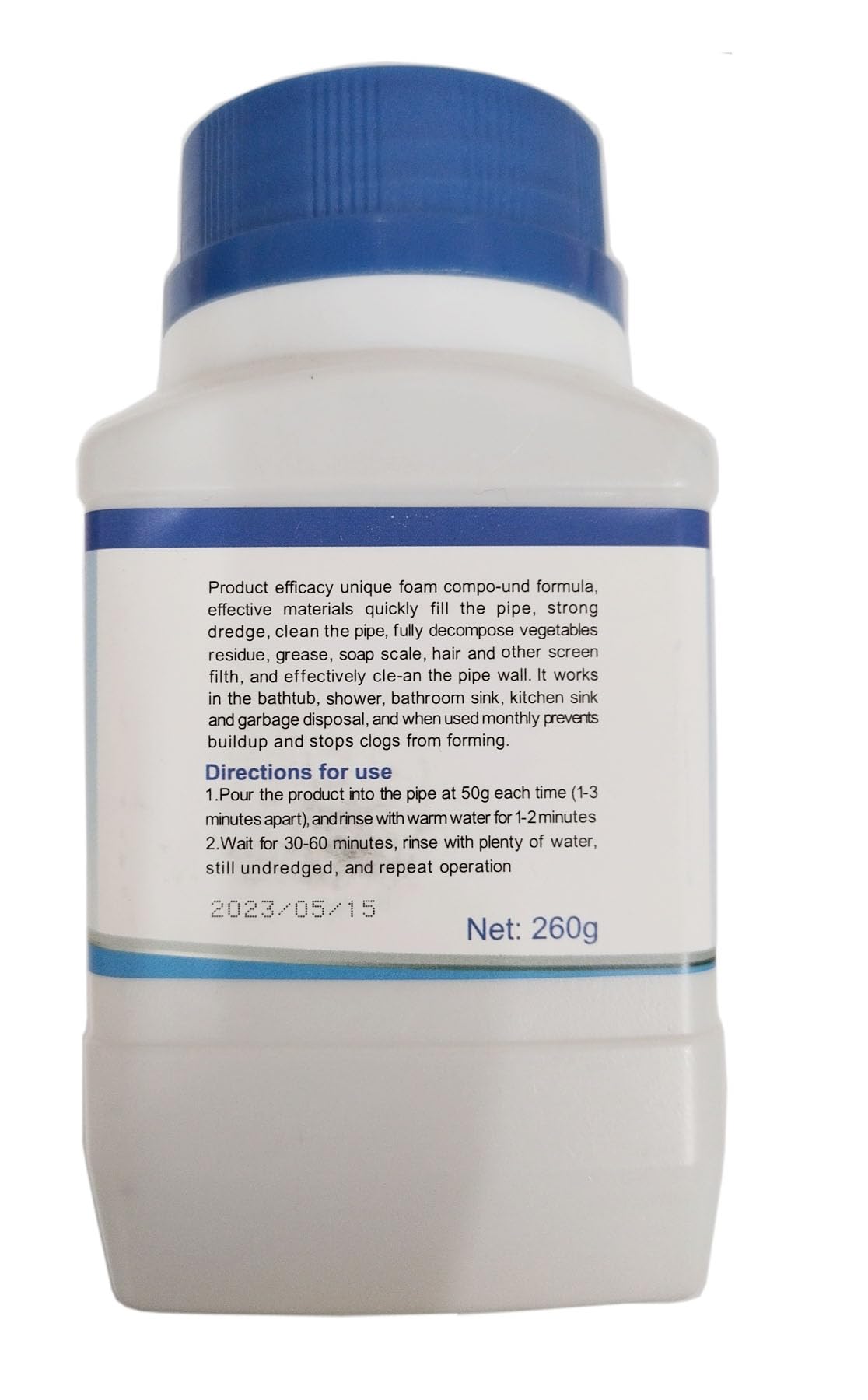 Strong pipeline dredging agent-Magic Powder Drainage Blockage Remover?Kitchen sink pipe powder deodorant toilet cleaner
