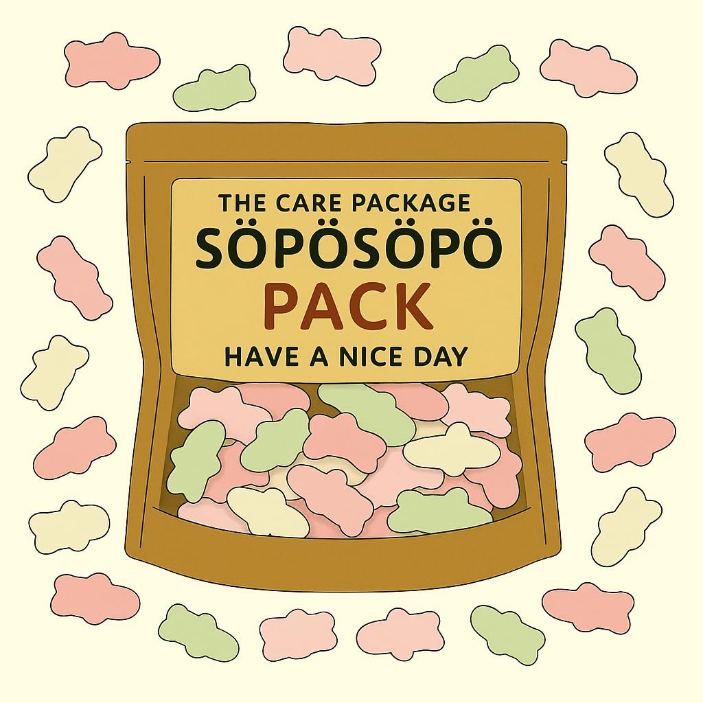 SÖPÖSÖPÖ Scandinavian Treat Pack - Ahlgrens Bilar Original 100g - Soft Fruity Marshmallow Cars - soposopo pack