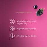 Pukka Morning Berry Organic Herbal Tea Bags, Caffeine Free Natural Energy, 20 Tea Bags