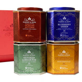 HRP 4 Tin Flavorful Tea Sampler Gift