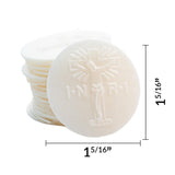 White Communion Wafer 1-5/16" No. 2 with Crucifix Design