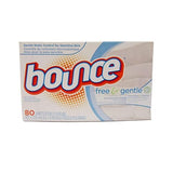 Bounce Free & Gentle Fabric Softener Dryer Sheets 80 ea (Pack of 11)