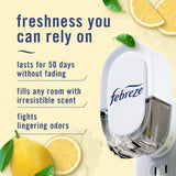 Febreze Plug In Air Freshener, Odor-Fighting Scented Oil Refill, Kitchen Odor Fighter, 2 Refills