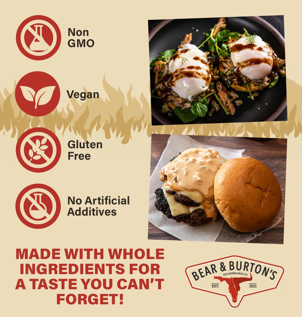 Bear & Burton's W Sauce, 64oz Jug (Fireshire)