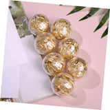IMIKEYA 60 Pcs Transparent Ball Shaped Chocolate Holders for Valentine's Day Bouquet Decoration Candy Bouquet Support Plastic Packaging Containers