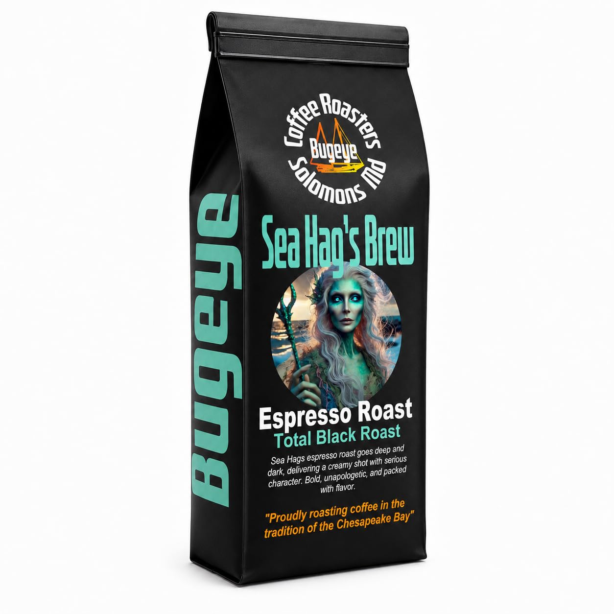 Sea Hag's Espresso Bold Black Roast (Whole Bean)
