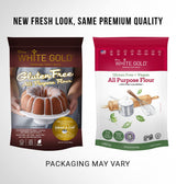 Extra White Gold All Purpose Flour, Wheat Flour Substitute, Vegan, Multi-Purpose blend, Certified Gluten Free, Certified Free of Top Allergens 15.9 oz