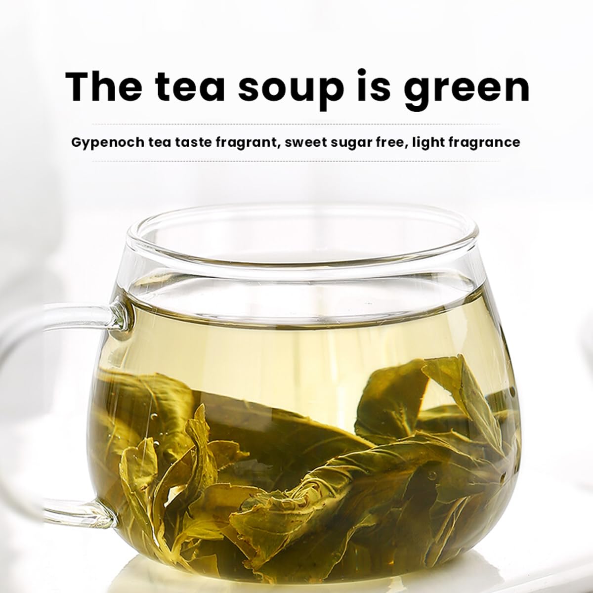 Jiaogulan tea (Gynostemma Pentaphyllum) 5.29 oz herbal flower Chinese green tea Authentic wild tea ???150g
