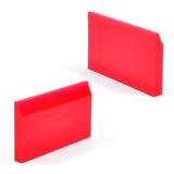AHCHAY 2-inch Extra Small Rubber Squeegee Flexible and Soft Non Scratching for Resin 3D Printing Cleanup, Car Rear Glass Cleaning, Mirror Cleaning