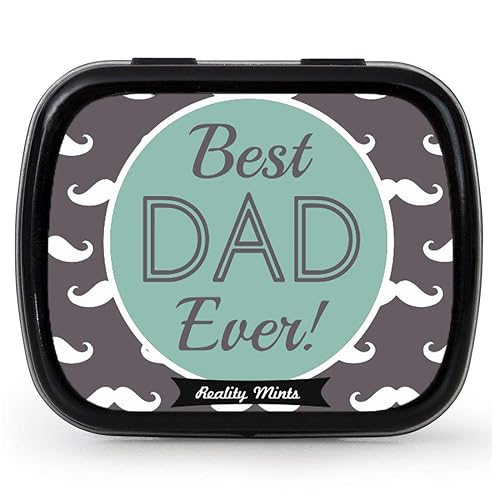 Best Dad Ever Mints - Thoughtful Gift for Fathers Fun Easter Gifts for Daddy Stocking Stuffers for Dads Cool Novelty Gift for Men Chocolate Breath