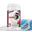 Marble Polishing Powder - Dynamite 5x Marble Polish - 16x16 Microfiber Cloth - Gloves - BUNDLE - 3 Items