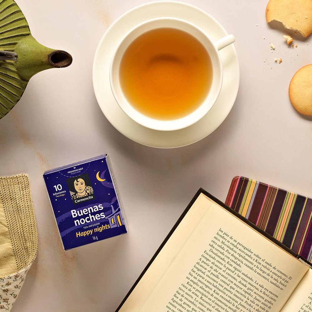 Carmencita. Happy Nights Tea Infusion. Buenas Noches (20 bags). 32g (1.13oz).