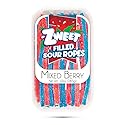 Zweet Filled Sour Mixed Berry Ropes - 10 oz. Tub